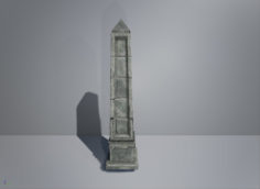 3D Fantasy Pillar for Games 3D Model 3D Model