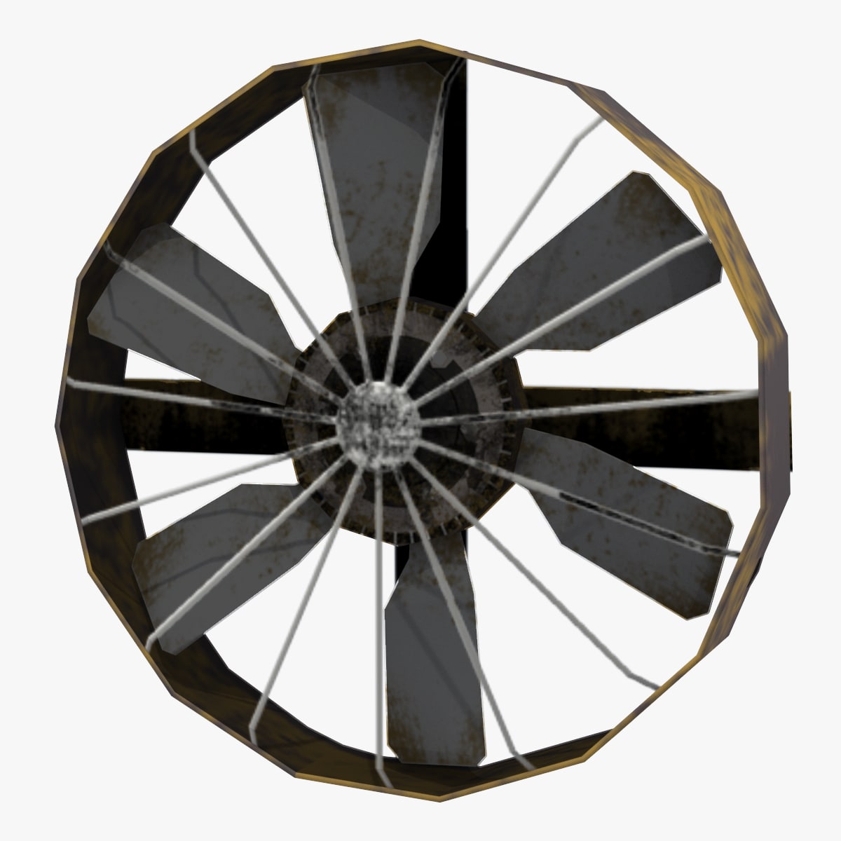 3D Garage fan model Free 3D Model