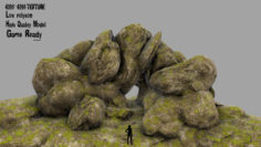 forest rocks 3D Model