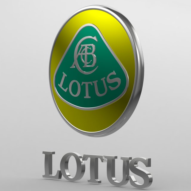 Lotus logo 3D Model