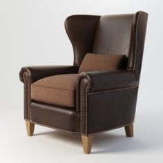 Vray Ready Luxury Arm Chair 3D Model