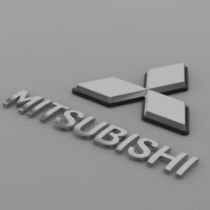 Mitsubishi logo 3D Model
