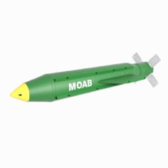 GBU-43/B MOAB 3D Model