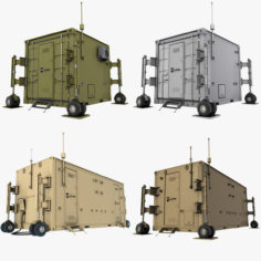 UAV Control Containers Collection 3D Model