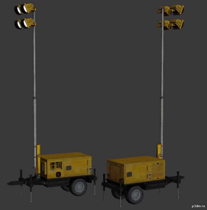 Generator Light 3D Model