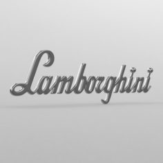 Lamborghini logo 3D Model