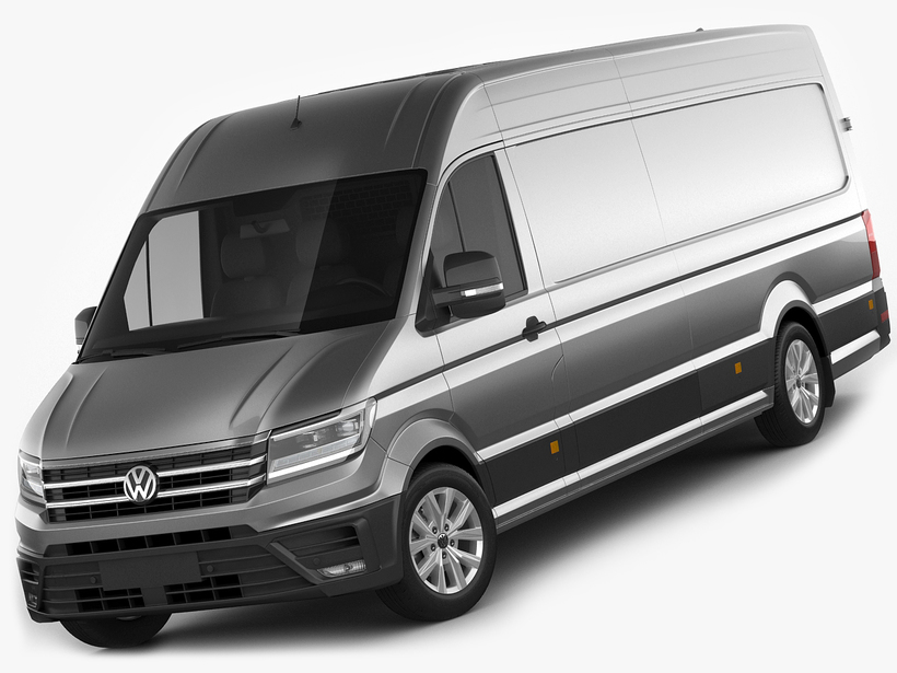 VW Crafter II 2017 L3H2 panel van 3D Model