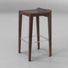 Bernhardt Vanish Bar Stool 3D Model