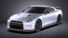 Nissan GT-R Nismo 2015 VRAY 3D Model