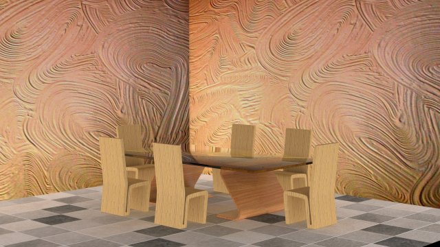 Dining Set 3D Model