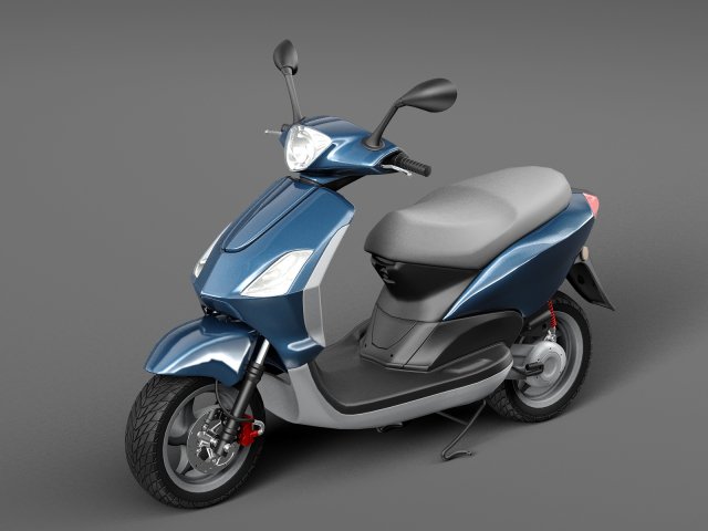 Scooter motorbike 3D Model