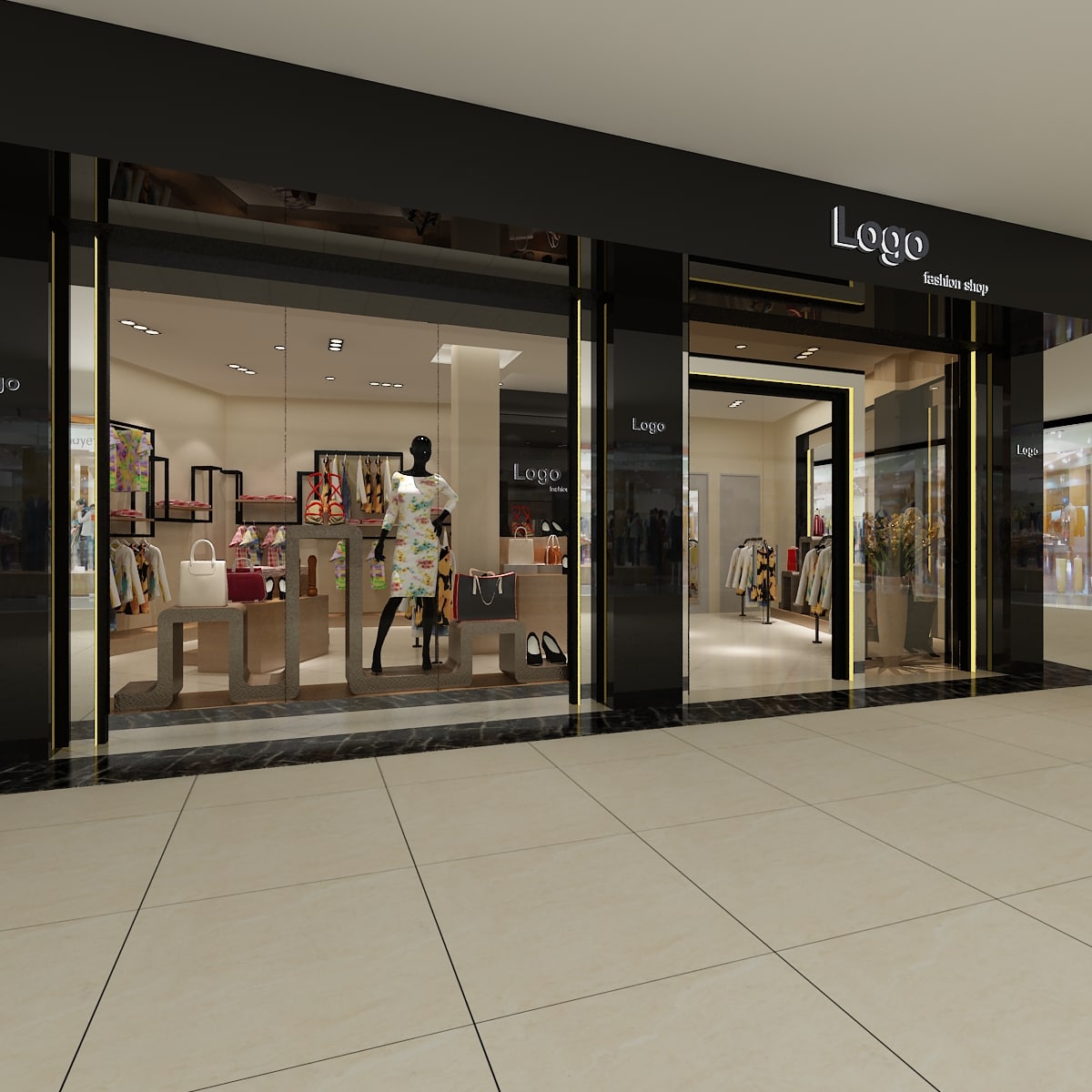 Clothing Store 02 3D 3D Model
