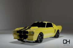 Ford Mustang Shelby GT500 1967-Eleanor 3D Model