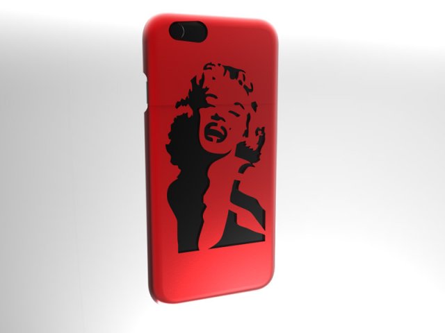 IPhone 6 – 6s Marilyn Monroe Case 3D Model