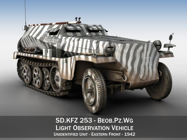 SDKFZ 253 – BeobPzWg 3D Model