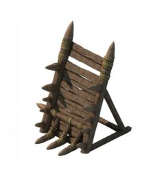 Army camp ancient battlefield – baffle 3D Model