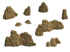 Fong Shan Rock – Terrain 10 3D Model