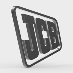 Jcb logo 3D Model