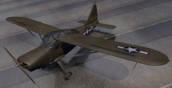 Stinson L-5 Sentinel 3D Model