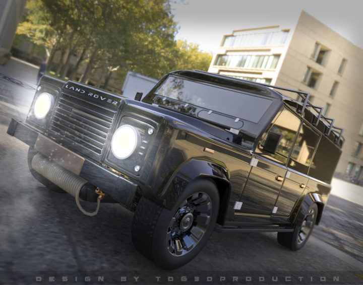 Defender 110 3D Model