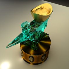 3D model Chinese gold ingot 3D Model