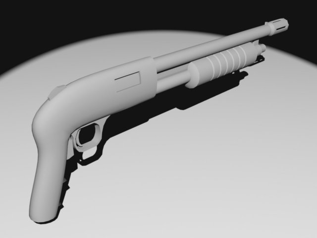 Shotgun 3D Model