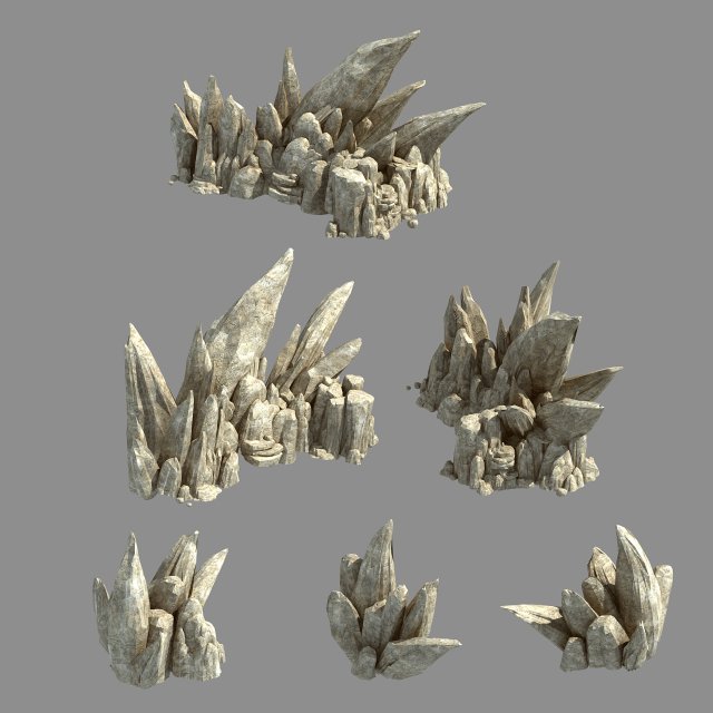 Kunlun Mountains – Rock 05 3D Model