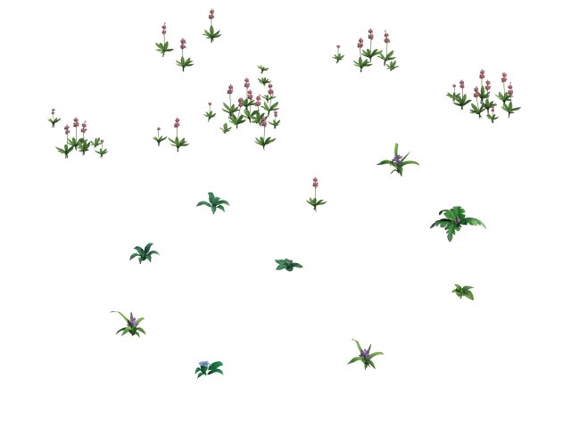 Game Plants – Flowers 271 3D Model