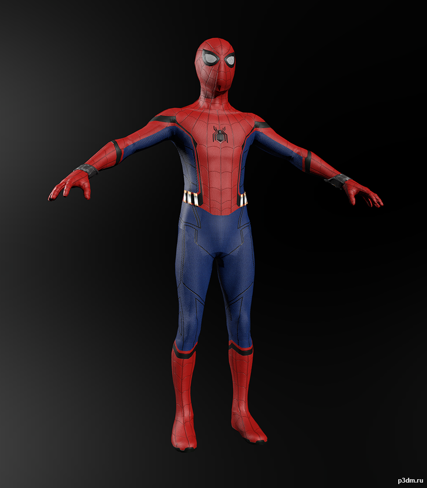 SpiderMan 3D Model 3DHunt.co