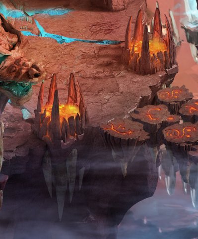 Flaming Cave – Ivory Table 3D Model