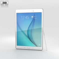 Samsung Galaxy Tab A 97 S Pen White 3D Model