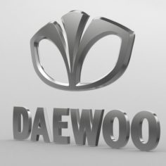 Daewoo logo 3D Model