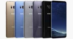 3D Samsung Galaxy S8 Plus All Colors 3D Model