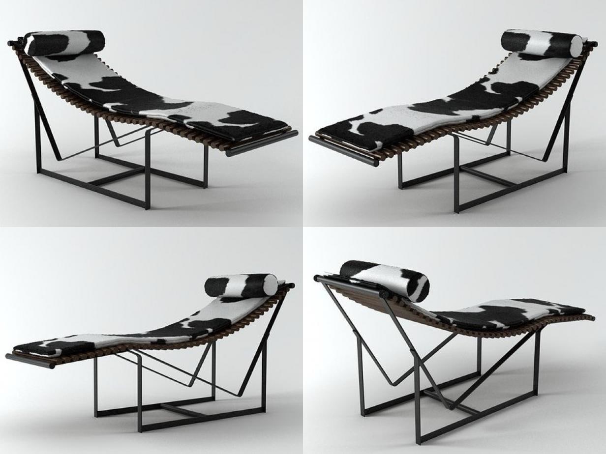 Cow Hide 3D Model