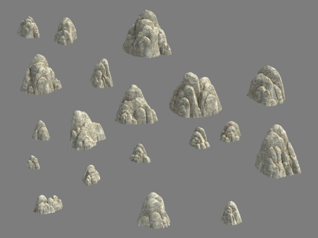 Kunlun Mountains – Mountain 05 3D Model