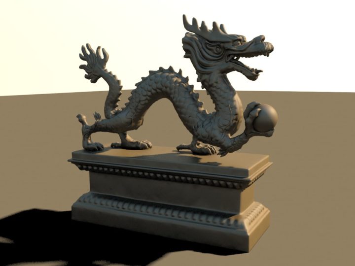 Dragon China 3D Model