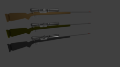 Sniper rifle m-24 3D Model