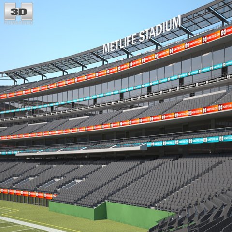 MetLife Stadium 3D Model