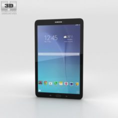 Samsung Galaxy Tab E 96 Black 3D Model