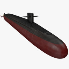 US Nuclear Submarine Ohio Class 3D Model