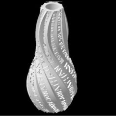 IBARAKEL PERSONALIZABLE VASE MADDY JONATHAN MAËLYS YOLAN 3D Print Model