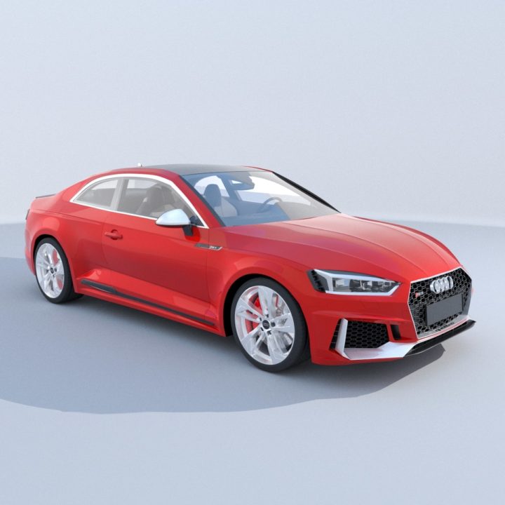 Audi RS5 Coupe (2018) 3D model 3D Model