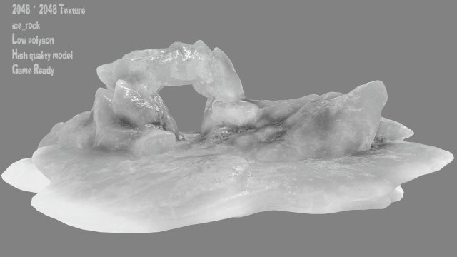 Ice cave 2 3D Model