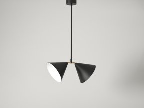 Triple Double Pendant Lamp 3D Model