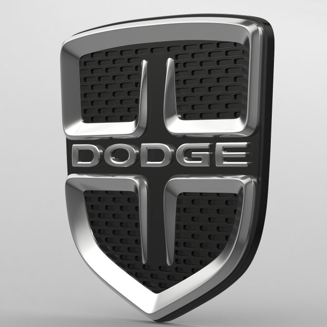 Dodge logo 3 3D Model