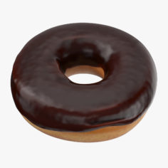 Donut 02 – Chocolate 3D Model