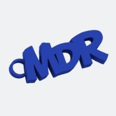 Keyring MDR 3D Print Model