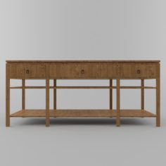 Furniture Living Room Total Console 3D Model