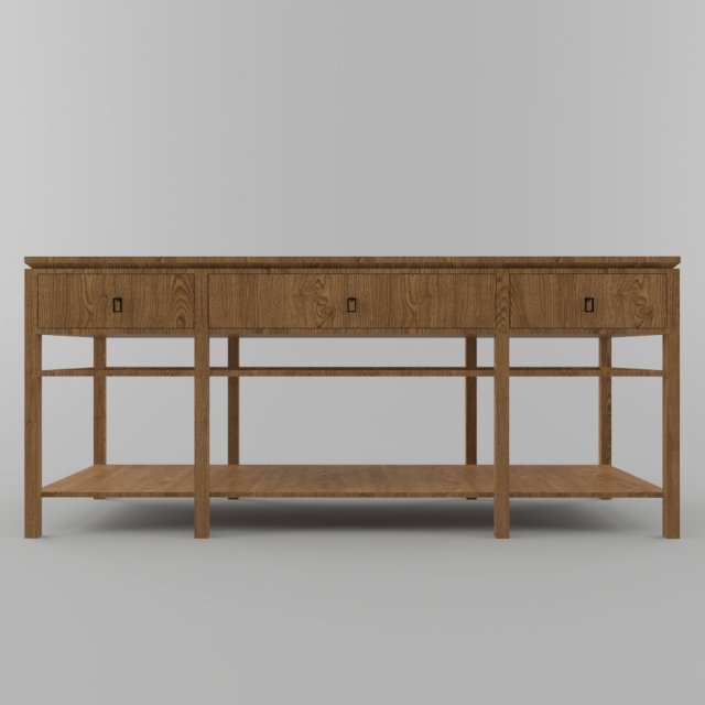 Furniture Living Room Total Console 3D Model