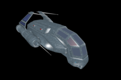 Space Ship Legioner Type 1 3D Model